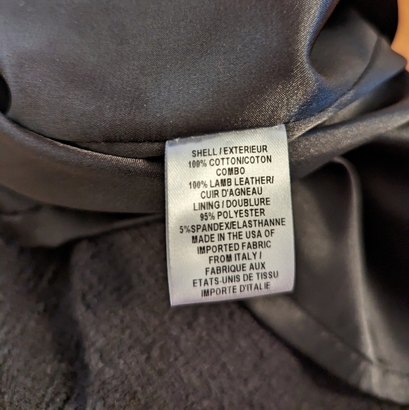 Milly tweed and leather dress black 0 - Picture 9 of 15